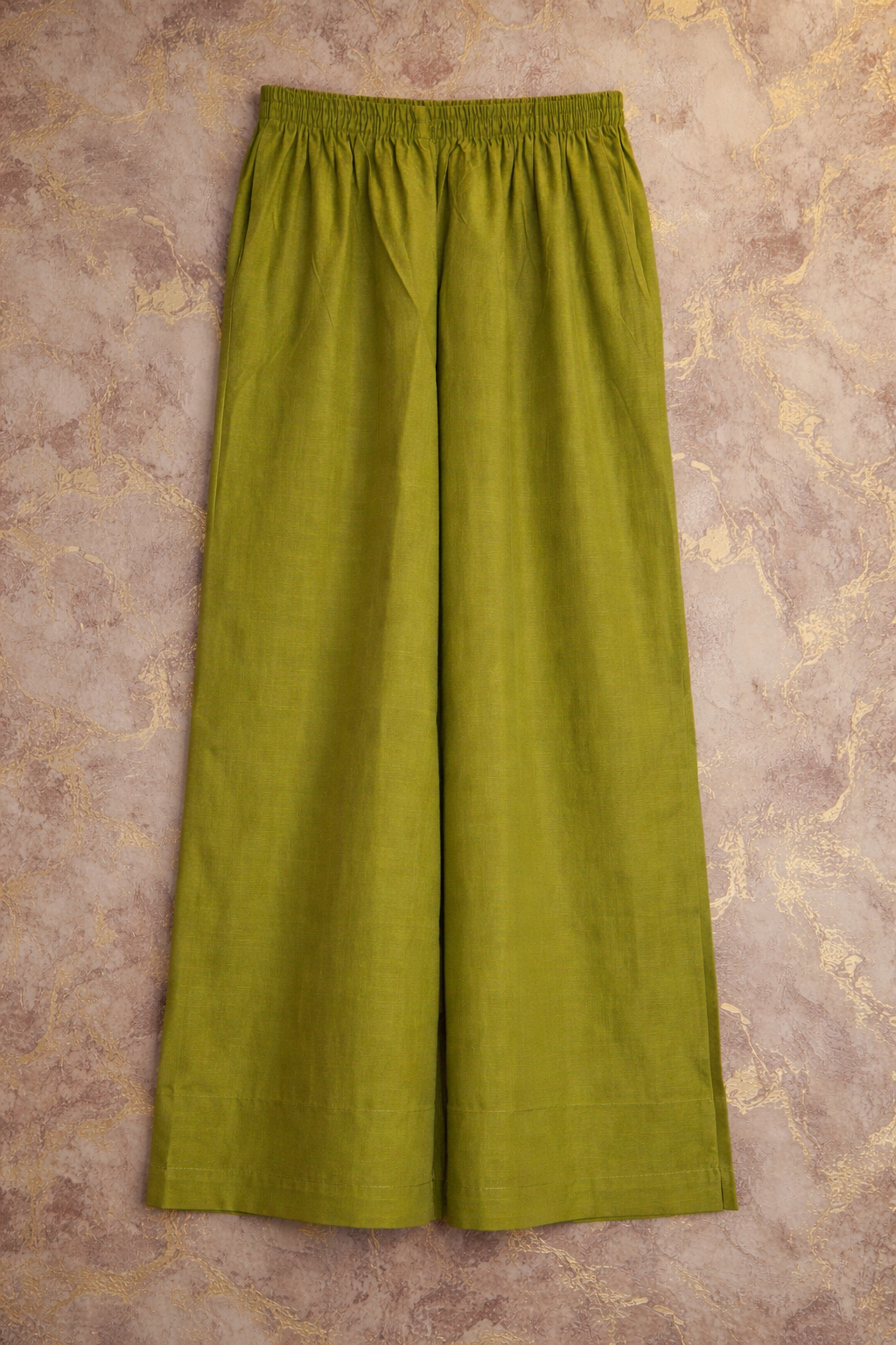 Olive Green Pure Cotton Straight Kurta Set