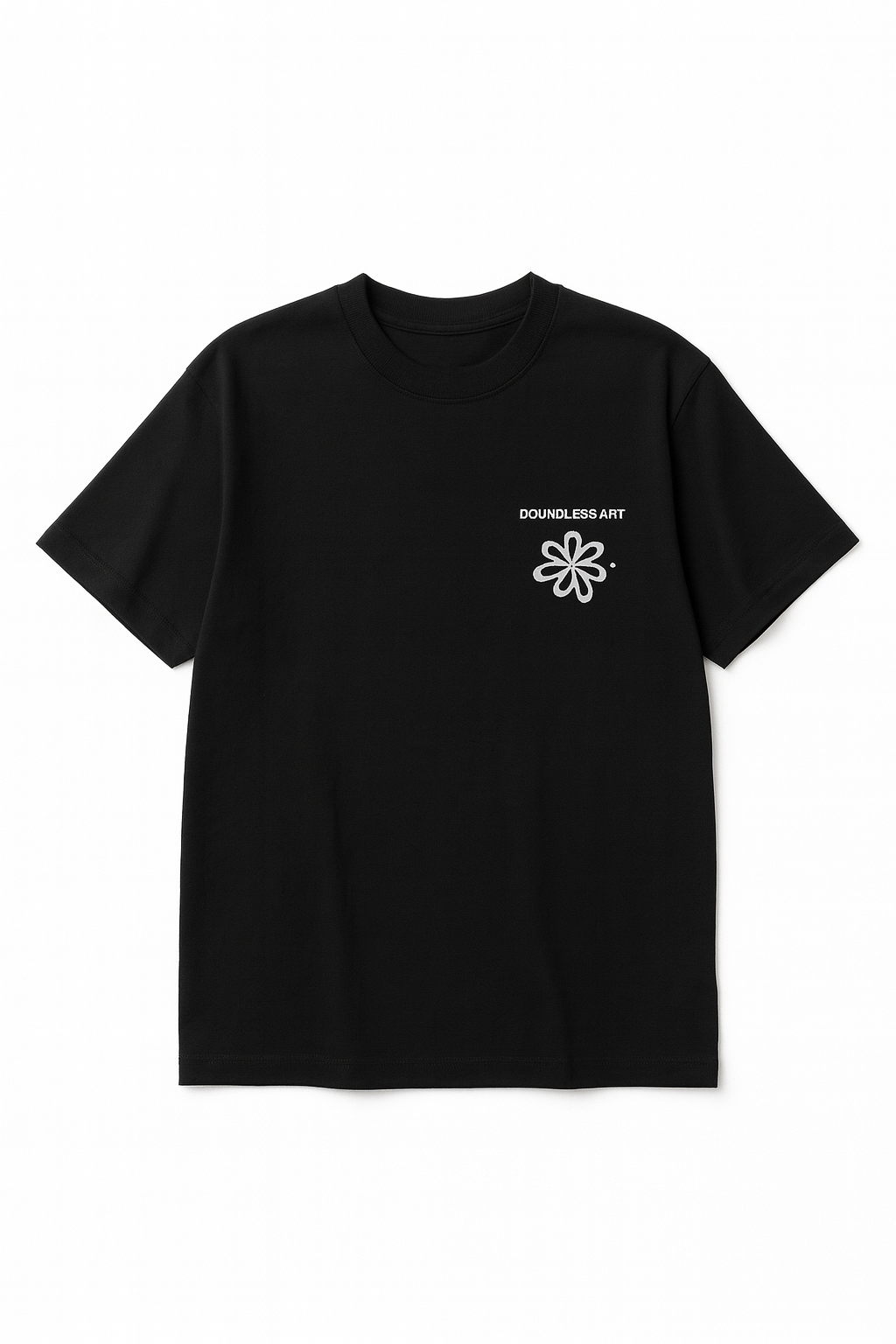 Boundless Art Classic Black Graphic T-Shirt – Minimal Streetwear Edition