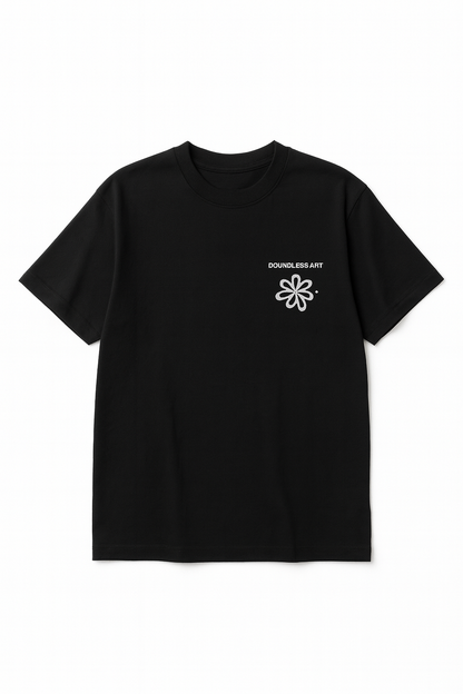 Boundless Art Classic Black Graphic T-Shirt – Minimal Streetwear Edition